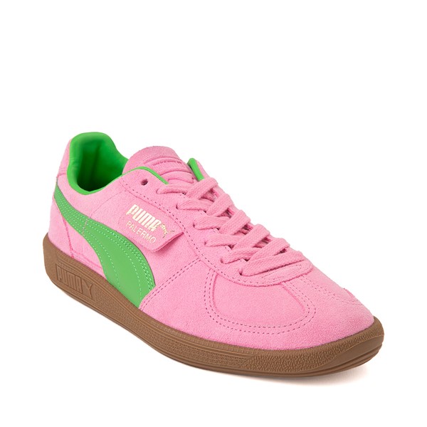 alternate view Womens PUMA Palermo Athletic Shoe - Pink Delight / Green / GumALT5