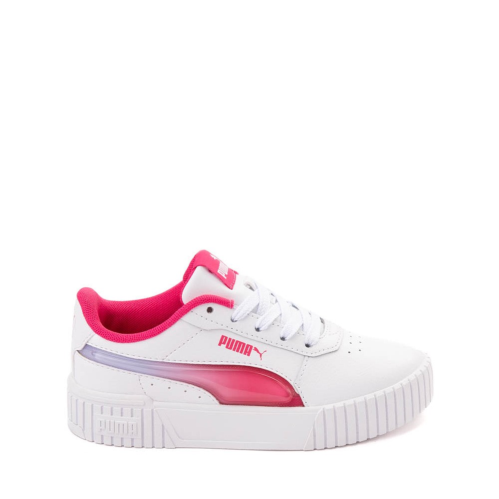 PUMA Carina 2.0 Athletic Shoe - Little Kid / Big Kid - White / Pink