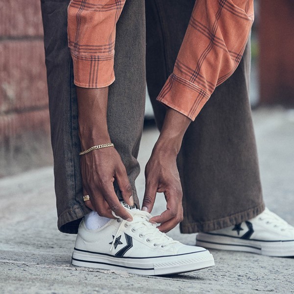 alternate view Converse Star Player 76 Sneaker - White / BlackALT1C