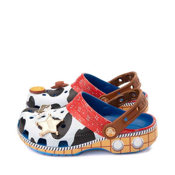 alternate view Toy Story Crocs Sheriff Woody Classic Clog - Blue JeanALT1