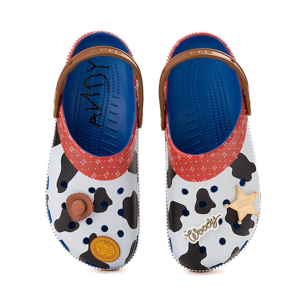 alternate view Disney Pixar Toy Story Crocs Sheriff Woody Classic Clog - Blue JeanALT2