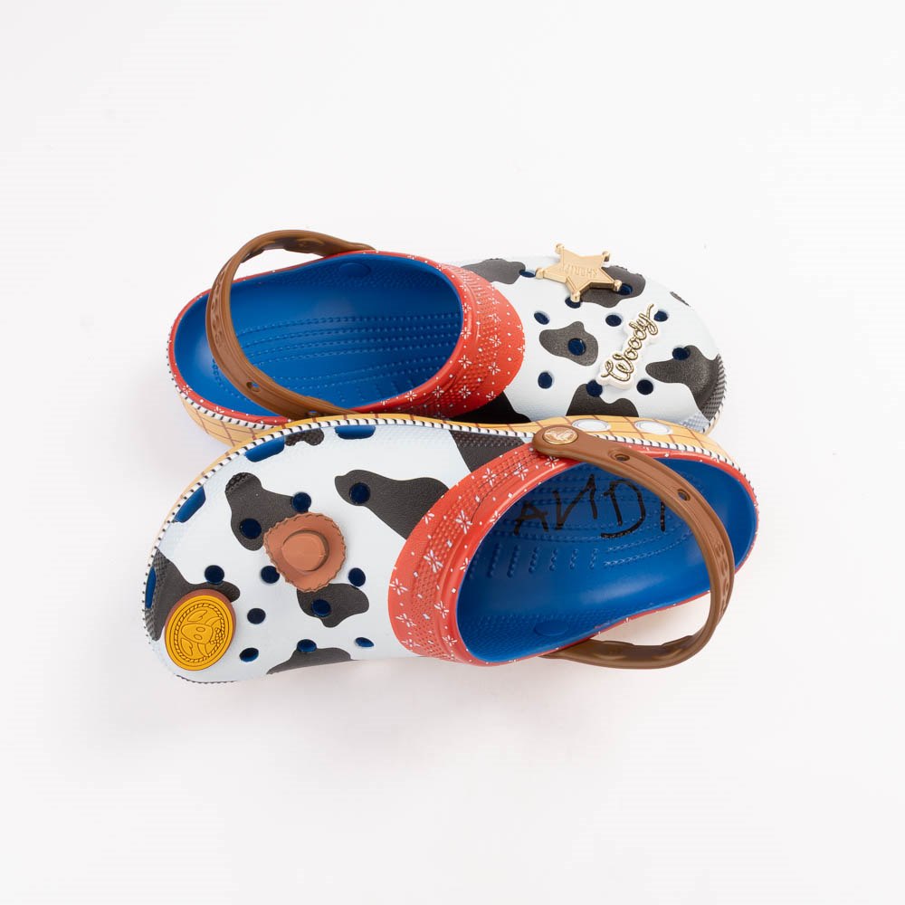 Disney Pixar Toy Story Crocs Sheriff Woody Classic Clog - Blue Jean
