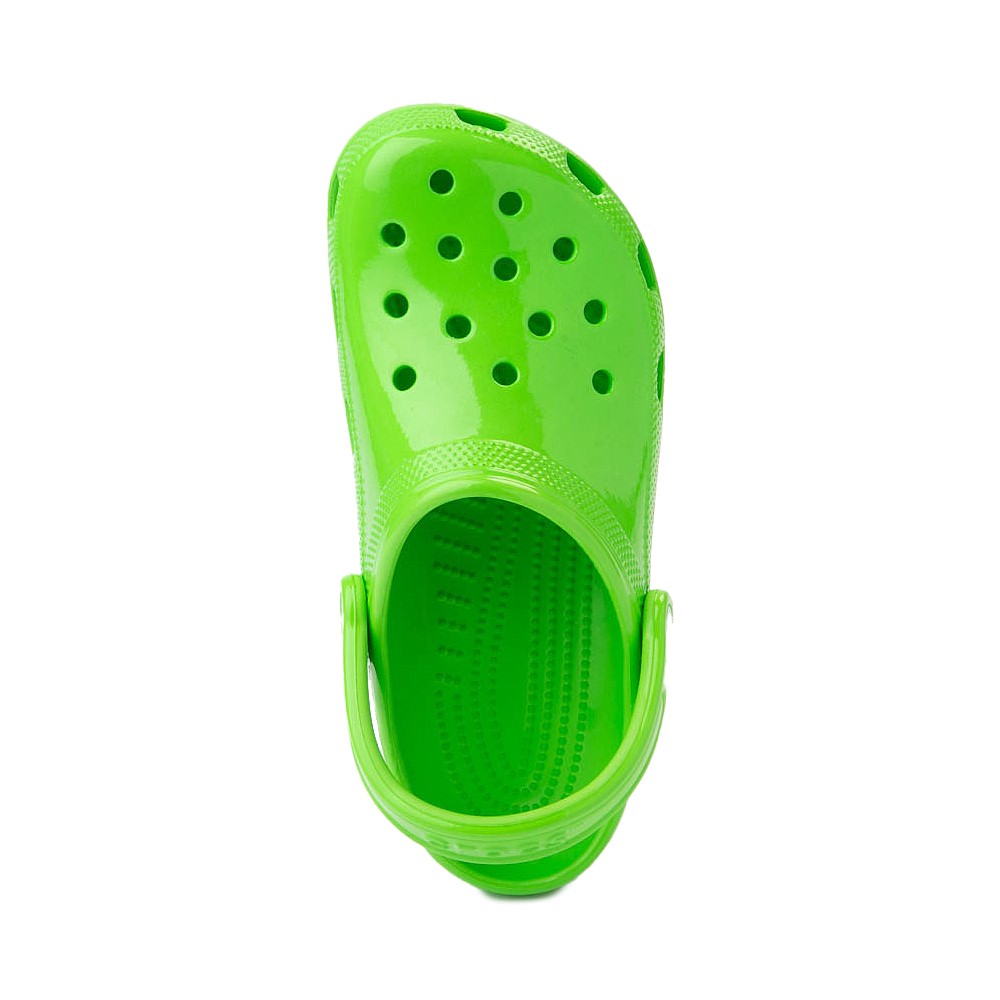 Crocs Classic High-Shine Clog - Green Slime