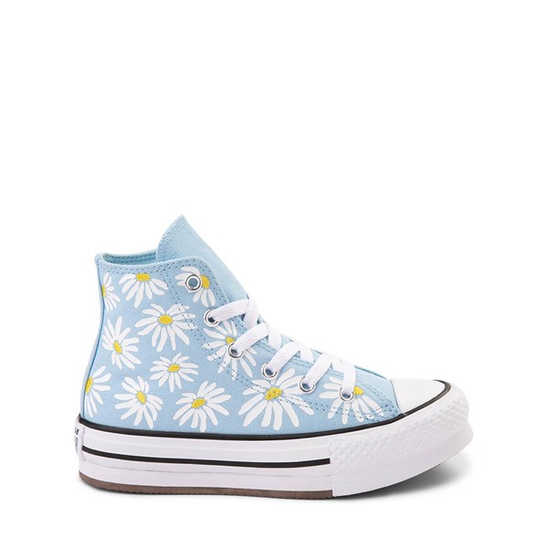 Converse Chuck Taylor All Star Lift Hi Floral Sneaker - Little Kid True Sky / Dandy Lion