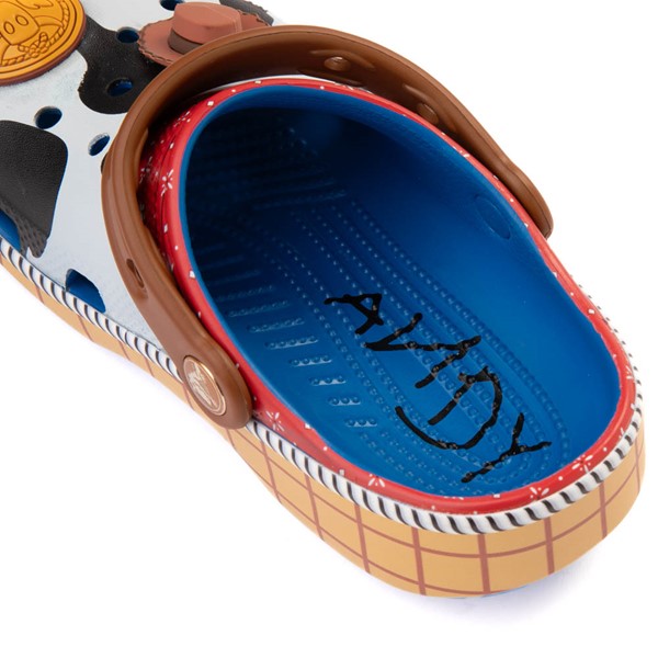 alternate view Toy Story Crocs Sheriff Woody Classic Clog - Little Kid / Big Kid - Blue JeanALT2B