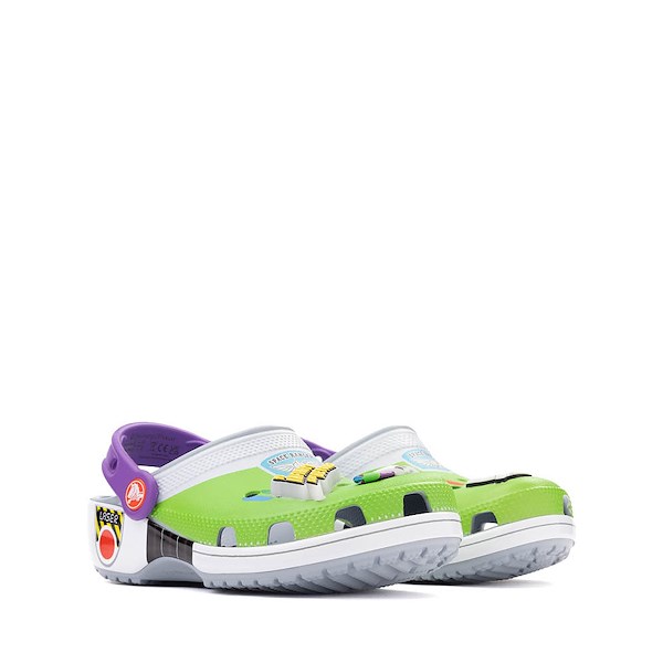 alternate view Toy Story Crocs Buzz Lightyear Classic Clog - Little Kid / Big Kid - Blue GreyALT5