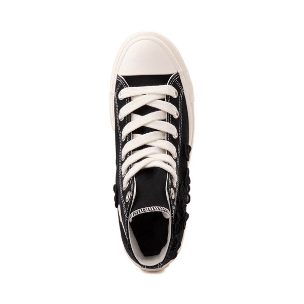 alternate view Basket Converse Chuck Taylor All Star Hi Lift Flower Play pour femmes - Noir / Blanc CasséALT2