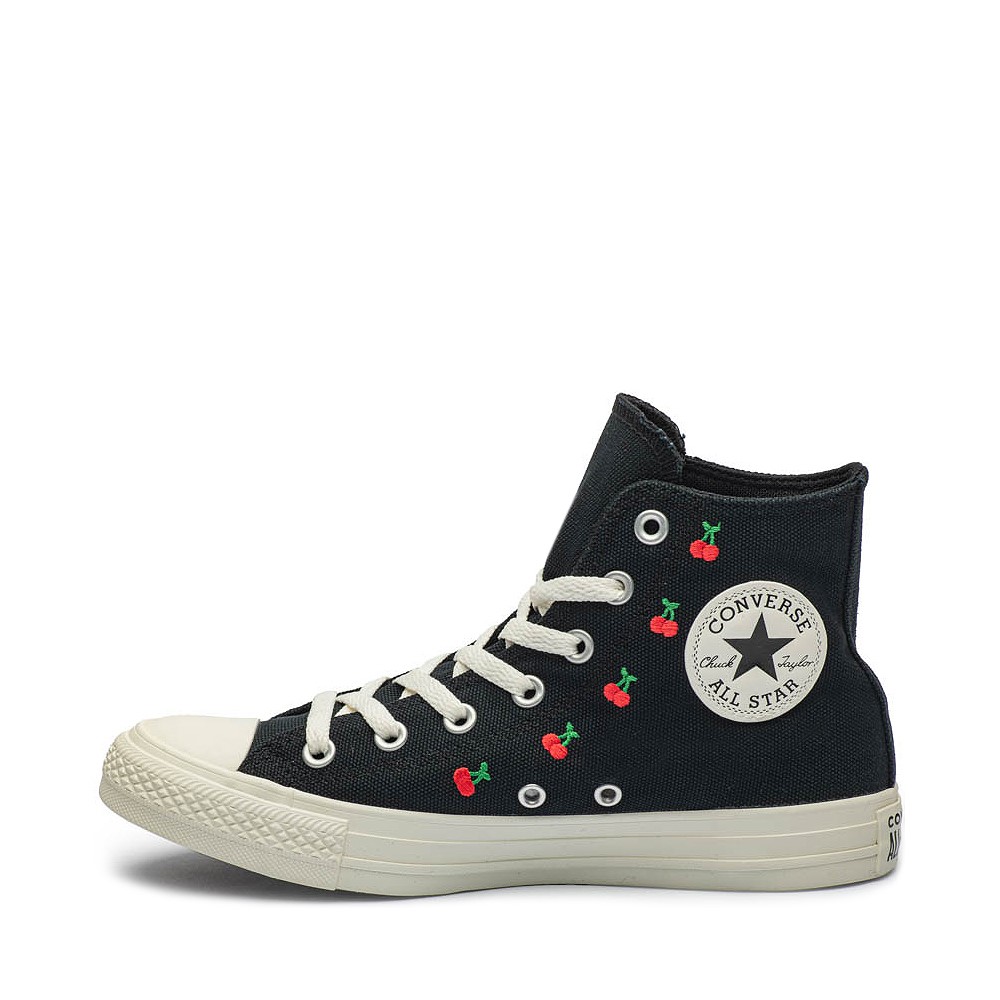 Womens Converse Chuck Taylor All Star Hi Cherries Sneaker - Black ...