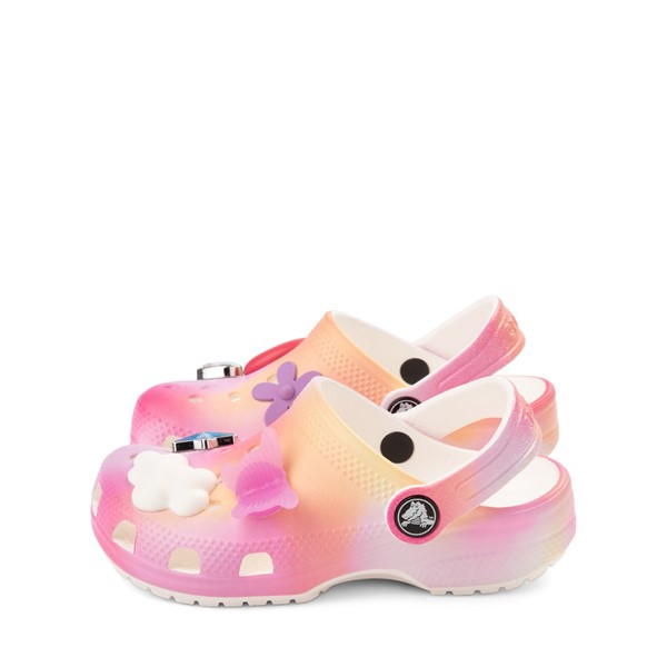 alternate view Crocs Classic Cloud Charm Clog - Little Kid / Big Kid - RainbowALT1