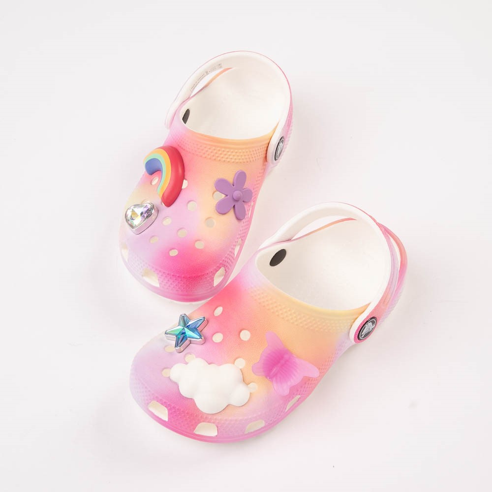 Crocs Classic Cloud Charm Clog - Little Kid / Big Kid - Rainbow