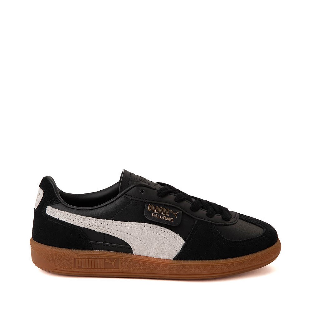 Womens PUMA Palermo Athletic Shoe Black Feather Gray Gum JourneysCanada