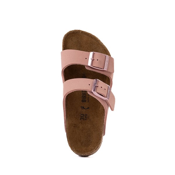 alternate view Birkenstock Arizona Slide Sandal - Little Kid / Big Kid - Pink ClayALT2