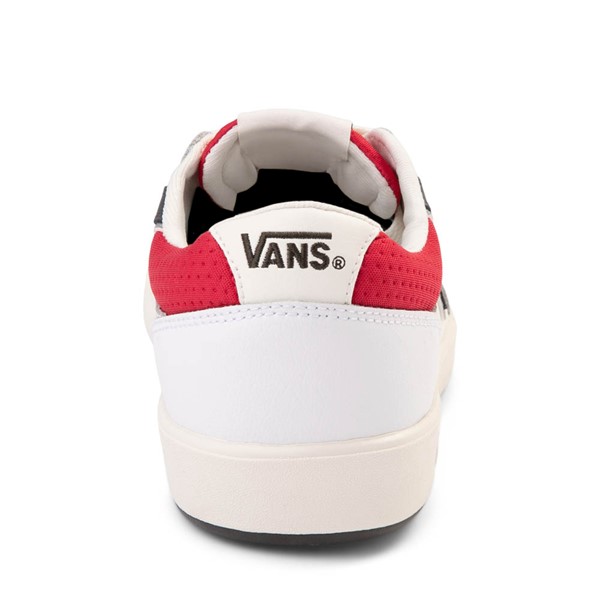 alternate view Vans Lowland ComfyCush® Skate Shoe - Marshmallow / Red / BlackALT4