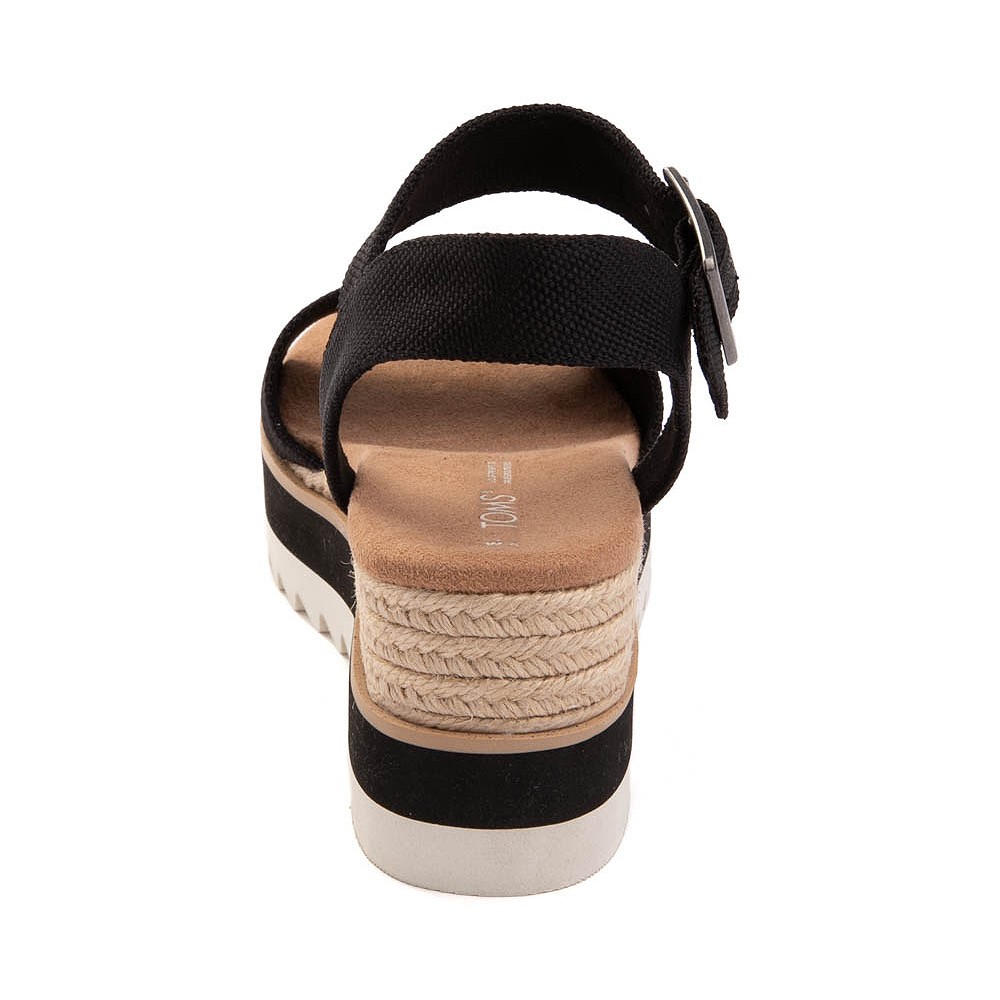 TOMS Diana Synthetik Damen Schwarze Keilabsätze