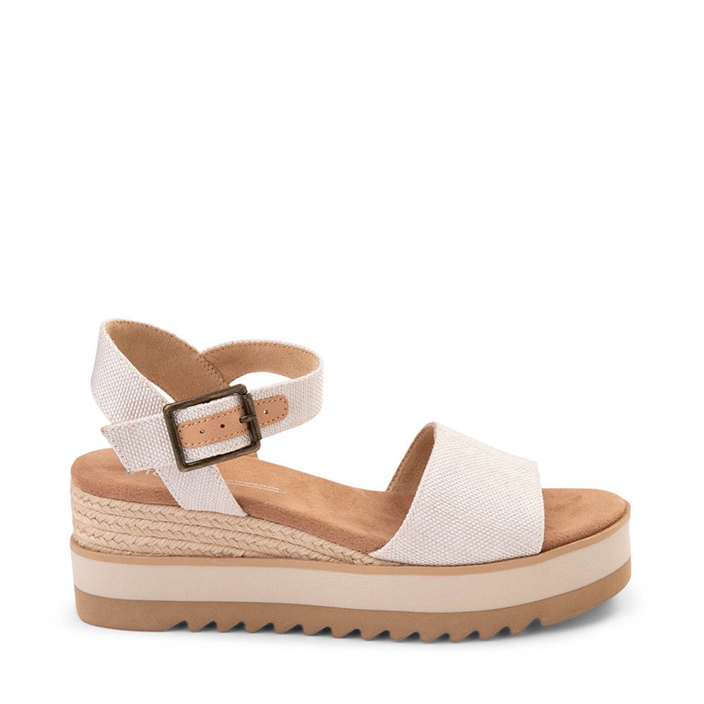 Womens TOMS Diana Wedge Sandal - Natural | JourneysCanada