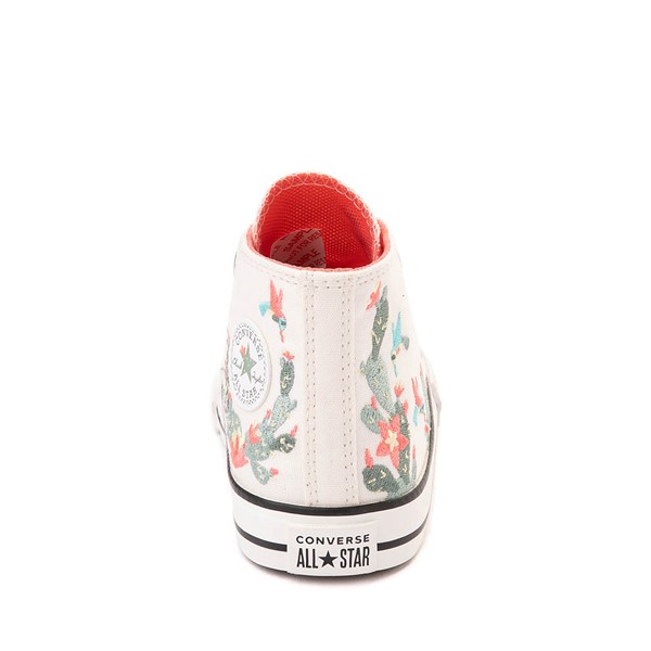 alternate view Converse Chuck Taylor All Star Hi Succulents Sneaker - Baby / Toddler - Vintage WhiteALT4