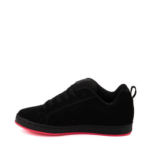alternate view Womens DC Court Graffik Skate Shoe - Black / Hot PinkALT1
