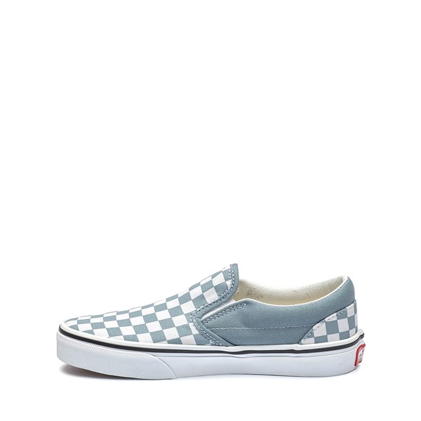 Vans Slip On Checkerboard Skate Shoe Little Kid Dusty Blue