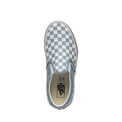 Baby blue vans checkered best sale