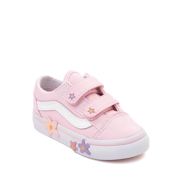 alternate view Chaussure de skate Vans Old Skool V - Bébés / Tout-petits - Rose / Motif floralALT5