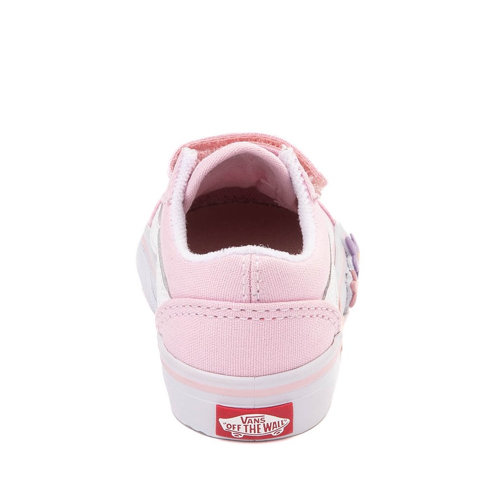 Vans Old Skool V Skate Shoe Baby Toddler Pink Floral JourneysCanada