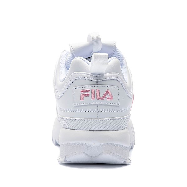 alternate view Fila Disruptor 2 Athletic Shoe - Little Kid - White / Pirouette PinkALT4