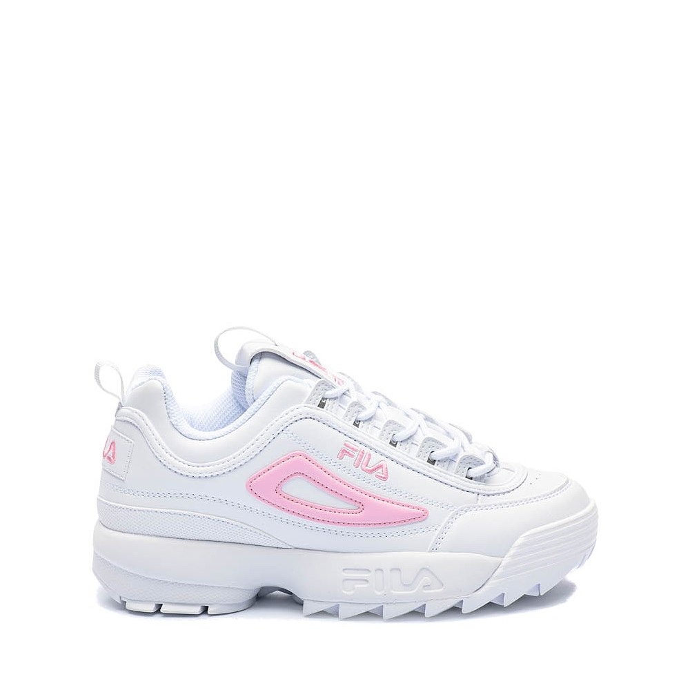 Fila Disruptor 2 Athletic Shoe - Little Kid - White / Pirouette Pink