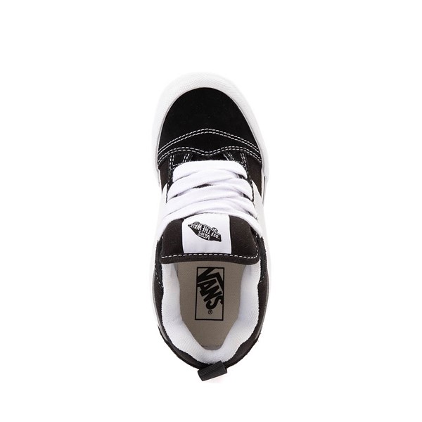 alternate view Vans Knu Skool Skate Shoe - Little Kid - Black / True WhiteALT2