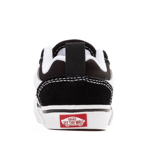 alternate view Vans Knu Skool Skate Shoe - Baby / Toddler - Black / WhiteALT4