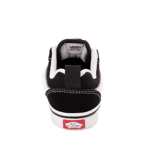 alternate view Vans Knu Skool Skate Shoe - Baby / Toddler - Black / WhiteALT4