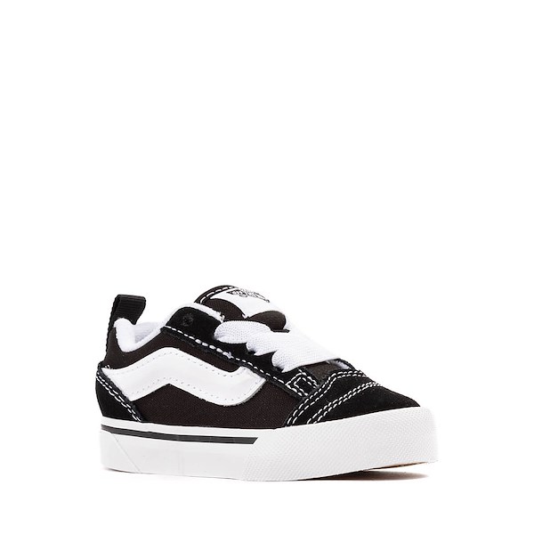 alternate view Vans Knu Skool Skate Shoe - Baby / Toddler - Black / WhiteALT5