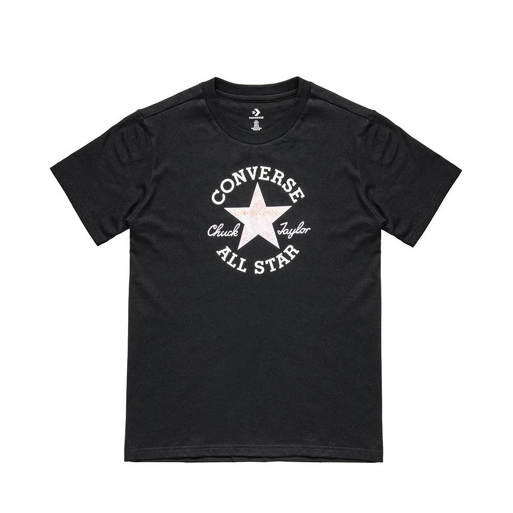 Womens Converse Chuck Patch Tee - Black