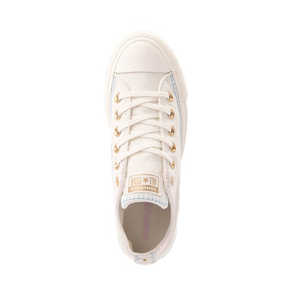 All star low leather egret rose gold exclusive best sale