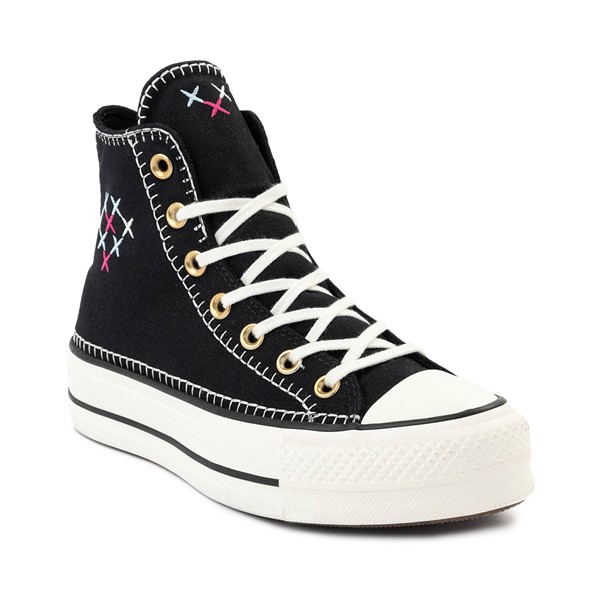 Black rainbow converse best sale