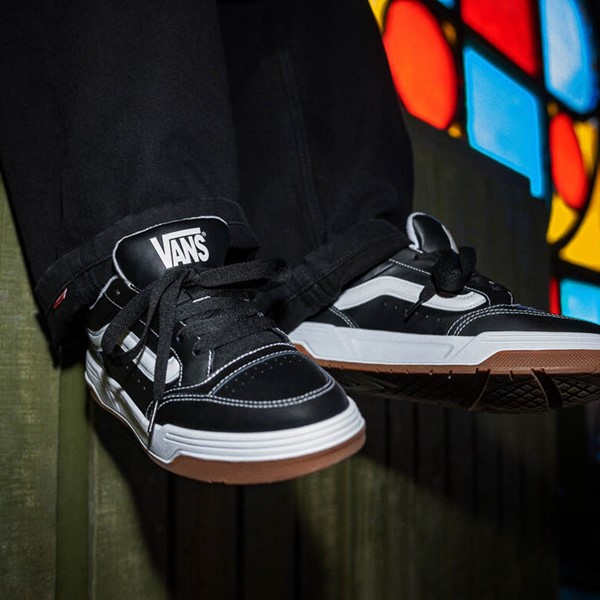 alternate view Vans Hylane Skate Shoe - Black / White / GumALT1C