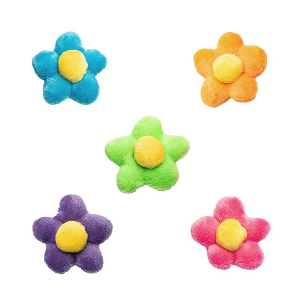 Crocs Jibbitz&trade Plush Flower Shoe Charms 5 Pack - Multicolor
