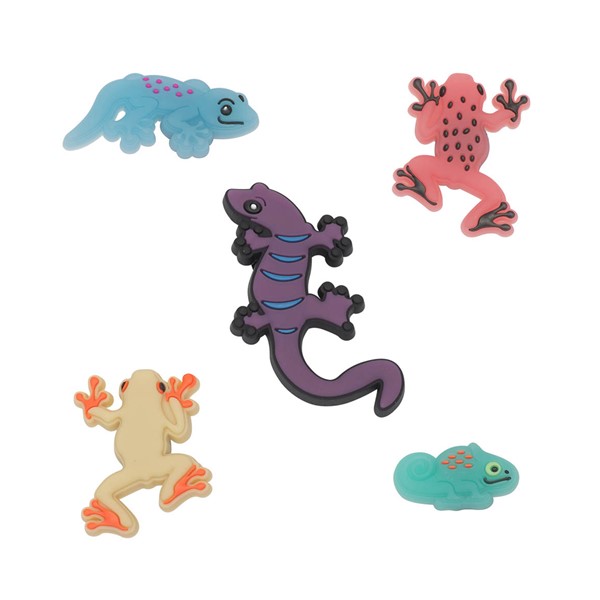 Crocs Jibbitz&trade UV Changing Lizard Shoe Charms 5 Pack - Multicolor