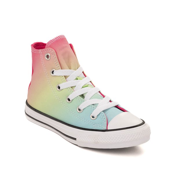 Basket Converse Chuck Taylor All Star 2V Lo Hyper Bright Enfants Cyan Fuschia