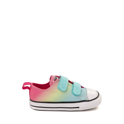Converse Chuck Taylor All Star 2V Lo Hyper Bright Sneaker Baby Toddler Triple Cyan Chaos Fuchsia JourneysCanada