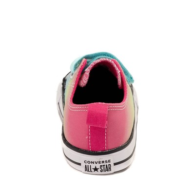 Converse Chuck Taylor All Star 2V Lo Hyper Bright Sneaker Baby Toddler Triple Cyan Chaos Fuchsia