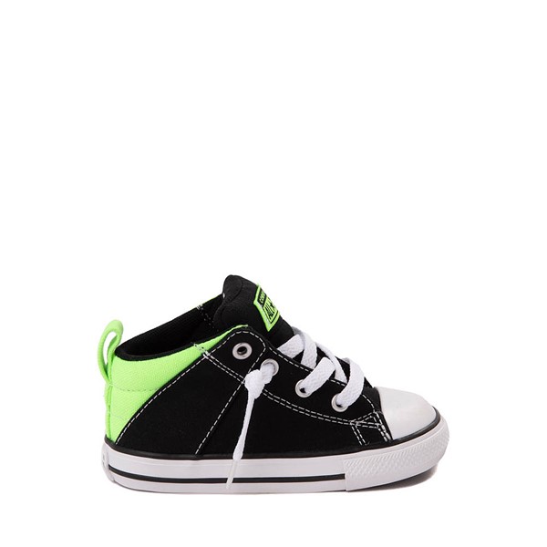 Converse Chuck Taylor All Star Axel Mid Sneaker - Baby / Toddler Black Slime Green