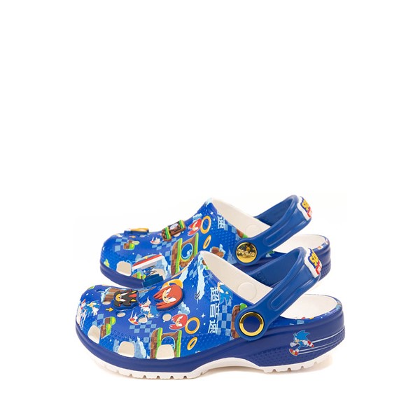 alternate view Crocs x Sonic the Hedgehog™ Classic Clog - Baby / Toddler - BlueALT1