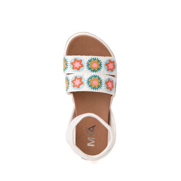 alternate view MIA Maja Crochet Sandal - Little Kid / Big Kid - WhiteALT2