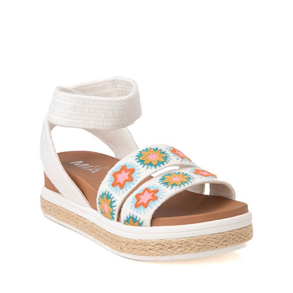 alternate view MIA Maja Crochet Sandal - Little Kid / Big Kid - WhiteALT5