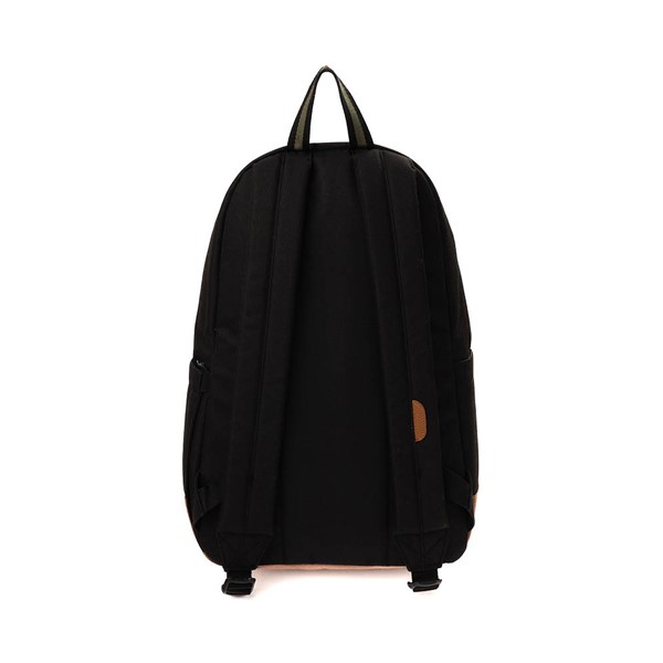 alternate view Herschel Supply Co. Heritage Backpack - Black / Four Leaf Clover / Saddle BrownALT2