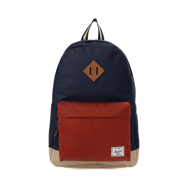 Herschel Supply Co. Heritage Backpack - Black Iris / Red Ochre / Twill