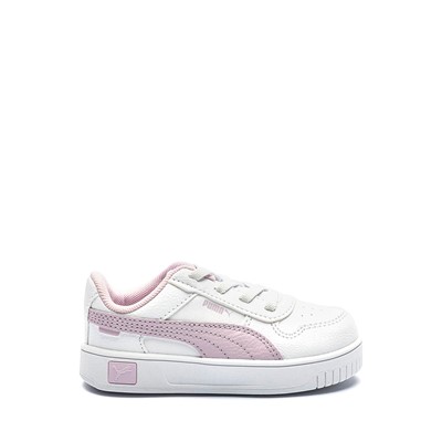 PUMA Carina Street Athletic Shoe Baby Toddler White Grape