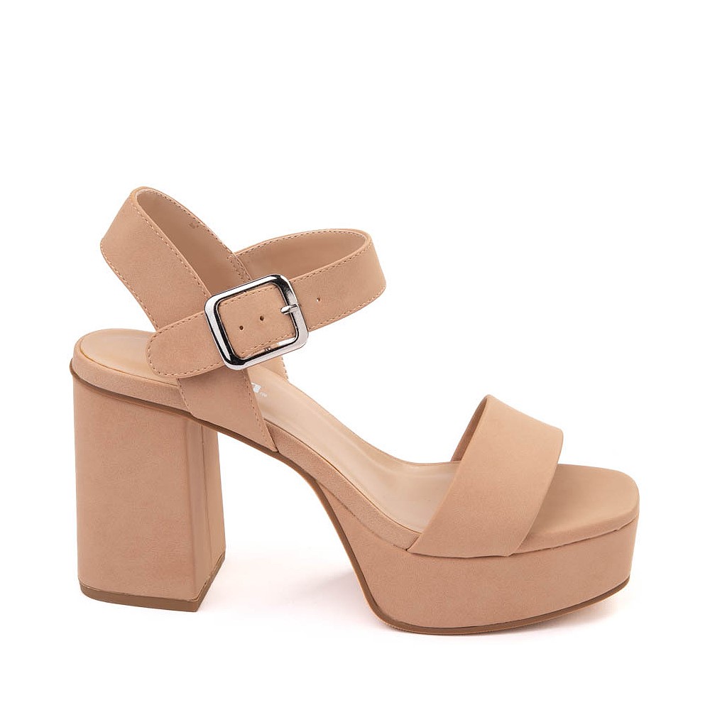 Womens Soda Macey Heel - Nude