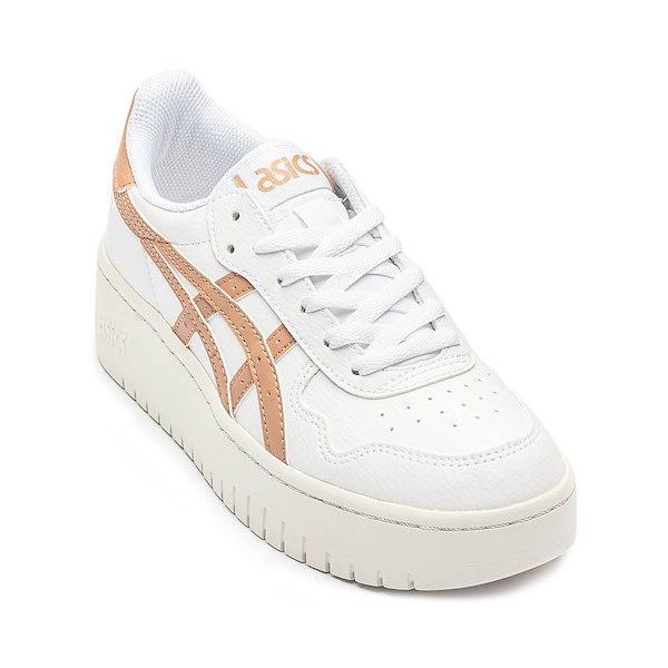 alternate view Womens ASICS Japan S™ PF Athletic Shoe - White / Sand RedALT5