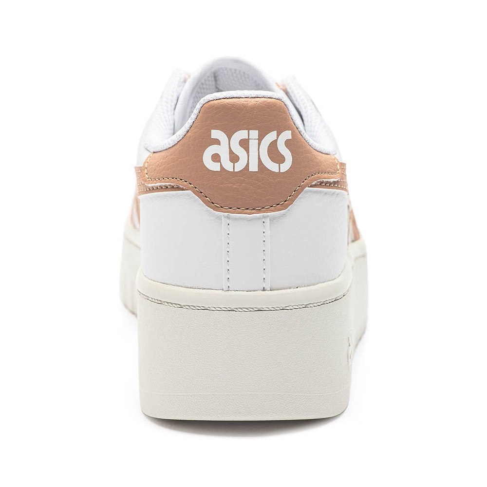 Womens ASICS Japan S™ PF Athletic Shoe - White / Sand Red